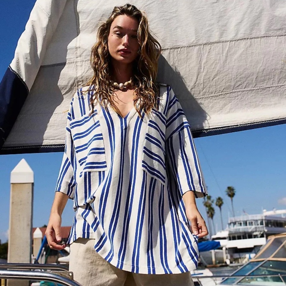 Free People FP Beach Free-Est Daya Tunic Mini Dress